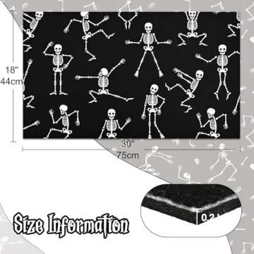 ASPMIZ Halloween Door Mat & Runner Rug for Spooky Decor