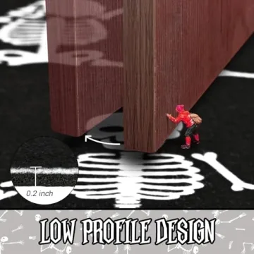 ASPMIZ Halloween Door Mat & Runner Rug for Spooky Decor