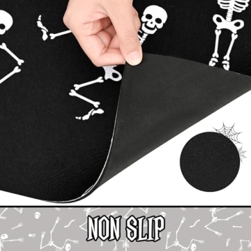 ASPMIZ Halloween Door Mat & Runner Rug for Spooky Decor