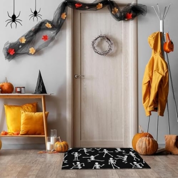 ASPMIZ Halloween Door Mat & Runner Rug for Spooky Decor