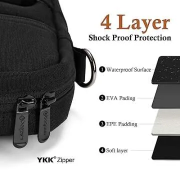 Bagasin 15-16 inch Laptop Shoulder Bag - Premium Quality, Water-Repellent Briefcase