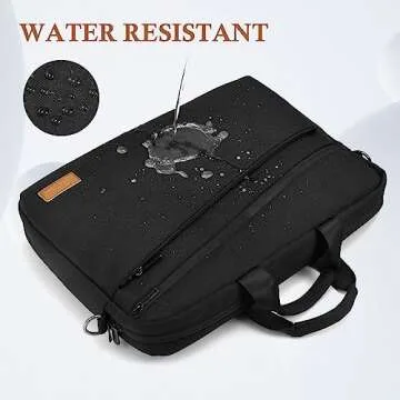 Bagasin 15-16 inch Laptop Shoulder Bag - Water-Repellent