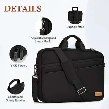 Bagasin 15-16 inch Laptop Shoulder Bag - Water-Repellent