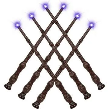 Light Up Magic Wand Set for Wand Lovers - 6PCS