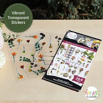 Happy Planner Sticker Pad 264 Floral Creatives for Journals