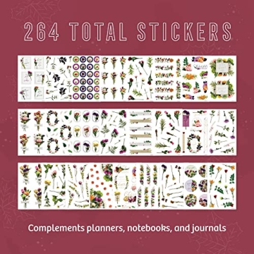 Happy Planner Sticker Pad 264 Floral Creatives for Journals