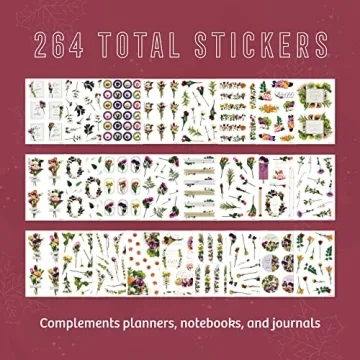 Happy Planner Sticker Pad 264 Floral Creatives for Journals