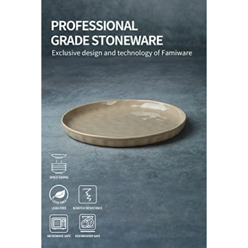 Famiware Mars Dinner Plates Set - Durable & Stylish