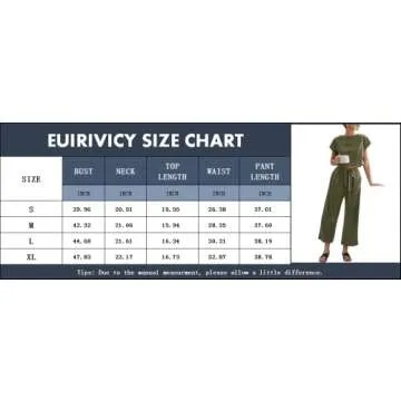 Eurivicy Women's 2 Piece Outfits Casual Short Sleeve Crop Top and Pocketed Wide Leg Pants with Belt 2pcs Loungewear Sets White