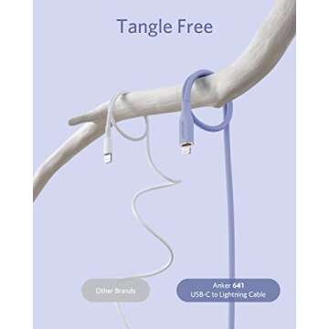 Anker 641 USB-C to Lightning Cable, 6ft Fast Charging