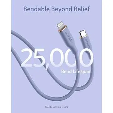 Anker 641 USB-C to Lightning Cable, 6ft Fast Charging