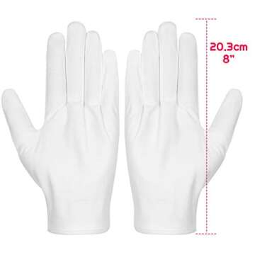 Selizo Cotton Gloves - 3 Pairs for Eczema & Dry Hands