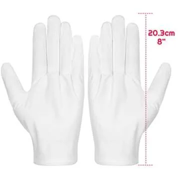 Selizo Cotton Gloves - 3 Pairs for Eczema & Dry Hands
