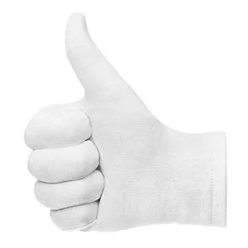 Selizo Cotton Gloves - 3 Pairs for Eczema & Dry Hands