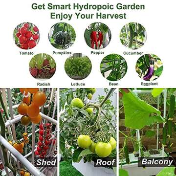 Smart Hydroponics Kit for Herbs and Vegetables Indoors