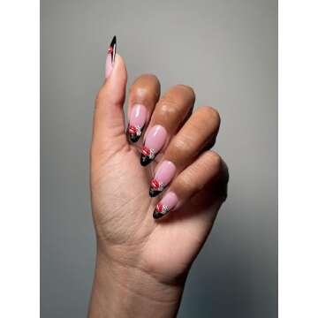 Deco Beauty Sugar & Spice Nail Stickers - Lightweight & Easy-to-Apply Nail Art with Cute & Trendy Design - Durable & Long-Lasting Nail Stickers for Women, Ideal for DIY Manicures & Salon-Quality Nails