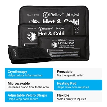 iReliev Hot & Cold Therapy Gel Pack for Pain Relief