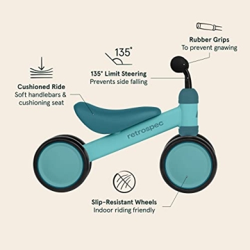 Retrospec Cricket Baby Walker Balance Bike for Toddlers