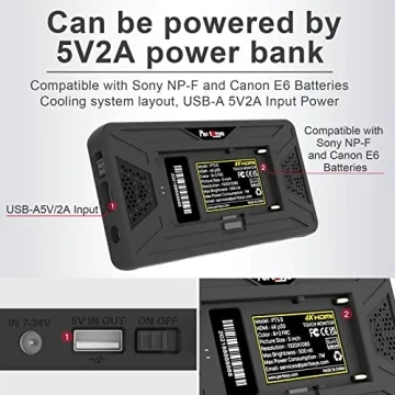 Portkeys PT5 II 5" Touchscreen Monitor for Filmmaking