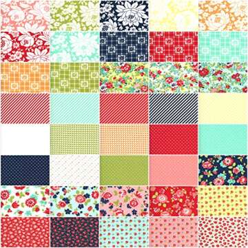 Shine On Charm Pack by Bonnie & Camille - 42-5 Inch Precut Fabric Quilt Squares