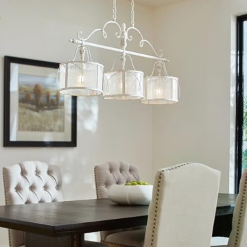 Quorum International Salento 1 Light Pendant in Persian White