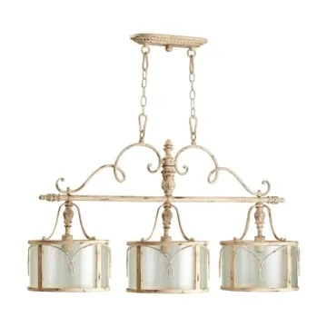 Quorum International Salento 1 Light Pendant in Persian White