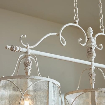 Quorum International Salento 1 Light Pendant in Persian White