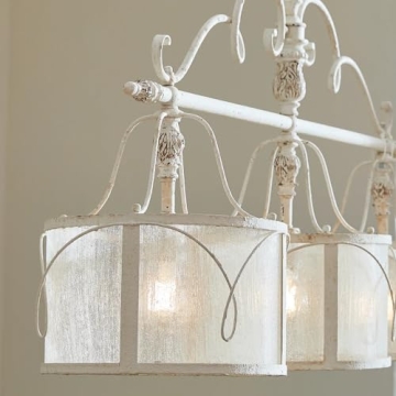 Quorum International Salento 1 Light Pendant in Persian White