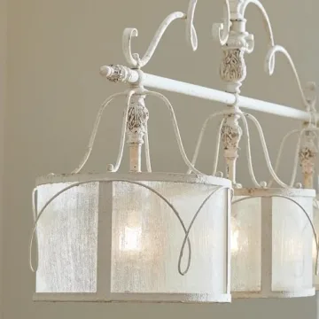 Quorum International Salento 1 Light Pendant in Persian White