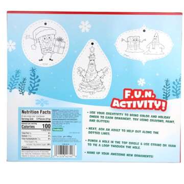 Frankford SpongeBob SquarePants Advent Calendar-24 Days of Krabby Patty Treats, Countdown to Christmas, 7.62 Ounces