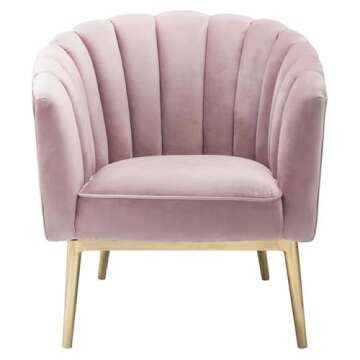 Stunning Blush Pink Velvet Accent Chair for Any Space