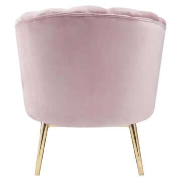 Stunning Blush Pink Velvet Accent Chair for Any Space