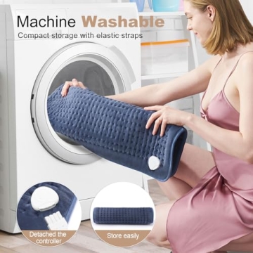 Extra Large Heating Pad for Back Pain Relief - 6 Temp Settings