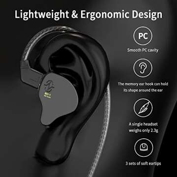 CCZ Yinyoo Melody Earphones with HiFi Sound and Comfort