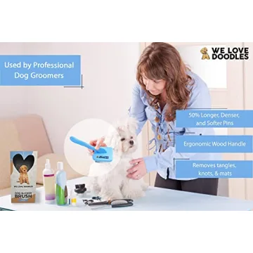 We Love Doodles Dog Slicker Brush for Easy Grooming