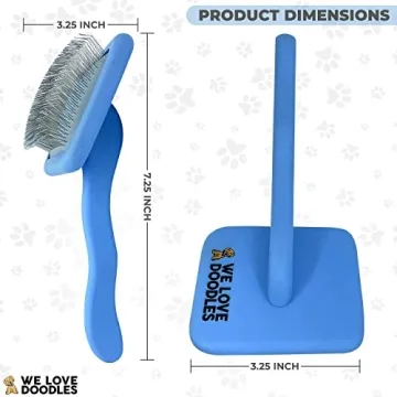 We Love Doodles Dog Slicker Brush for Easy Grooming