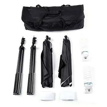 Kshioe Photography Softbox Lighting Kit for Creators