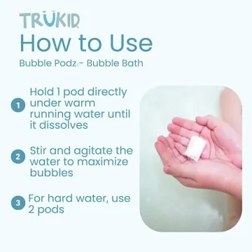 TruKid Bubble Podz for Gentle Bathing Fun