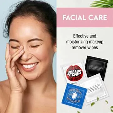 La Fresh My Beauty Is Unique Beauty Wipes Gift Pack - Contains 16 Individually Wrapped Wet Wipes Variety For Personal Care and Travel Essentials