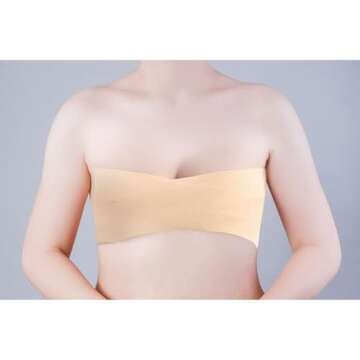 Spidertech Beauty Tape for Body Support and Sculpting Tape - Boob Tape, Lift Tape, Flatten, Push up Tape. Hypoallergenic, Water Resistant, Sweat Proof, Latex Free Tape (2" Roll - Fair)