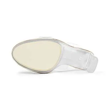 DREAM PAIRS Women’s Clear Two Strap Block Heel Sandals