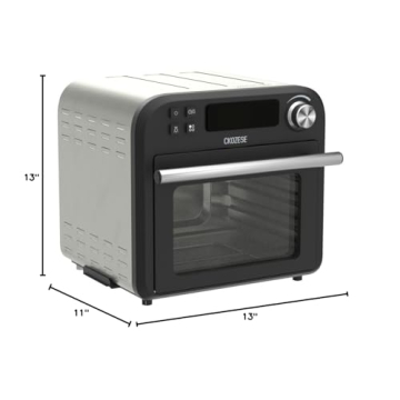 8-in-1 14QT Air Fryer Toaster Oven with 45 Recipes