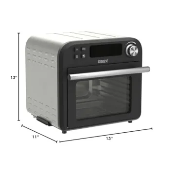 8-in-1 14QT Air Fryer Toaster Oven with 45 Recipes