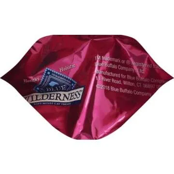 Blue Buffalo Wilderness Grain Free Soft-Moist Cat Treats, Chicken & Salmon 8-oz Bag