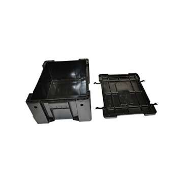 Front Runner Wolf Pack Stackable Storage Boxes are Made Impact-Resistant, Water and Dust Proof, Great for Moving Boxes and Camping Use (Black) Capacity/Size (Wolf Pack, Twin Set)