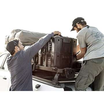 Front Runner Wolf Pack Stackable Storage Boxes are Made Impact-Resistant, Water and Dust Proof, Great for Moving Boxes and Camping Use (Black) Capacity/Size (Wolf Pack, Twin Set)