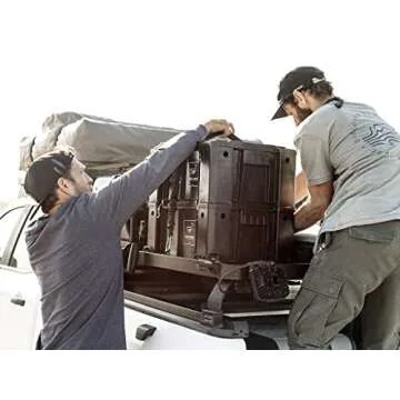 Front Runner Wolf Pack Stackable Storage Boxes are Made Impact-Resistant, Water and Dust Proof, Great for Moving Boxes and Camping Use (Black) Capacity/Size (Wolf Pack, Twin Set)