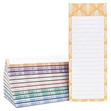 Juvale 12-Pack Magnetic Notepads for Effortless Organization