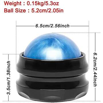 WOVTE Premium Massage Ball for Effective Muscle Relief and Relaxation