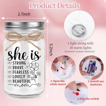 JoycuFF Nightlight for Mom - Perfect Gift Idea